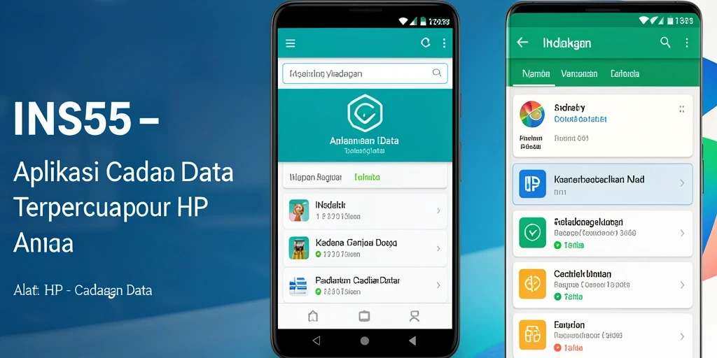 Screenshot utama INS55 menampilkan antarmuka pengguna yang intuitif dan fungsional.