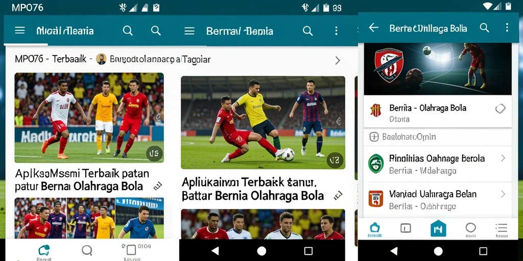 Tampilan antarmuka aplikasi MPO76 yang modern dan informatif.