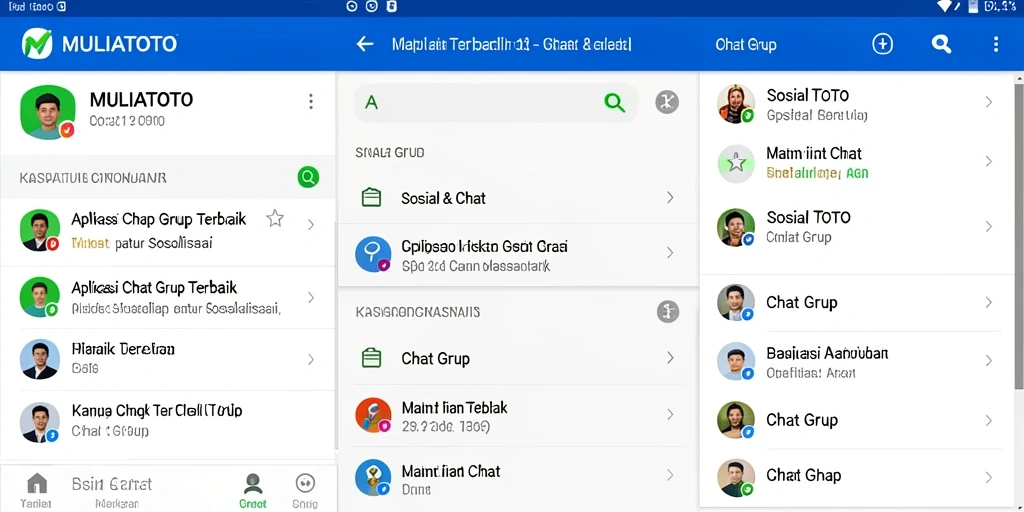 Tampilan antarmuka pengguna MULIATOTO yang menarik dan fungsional.