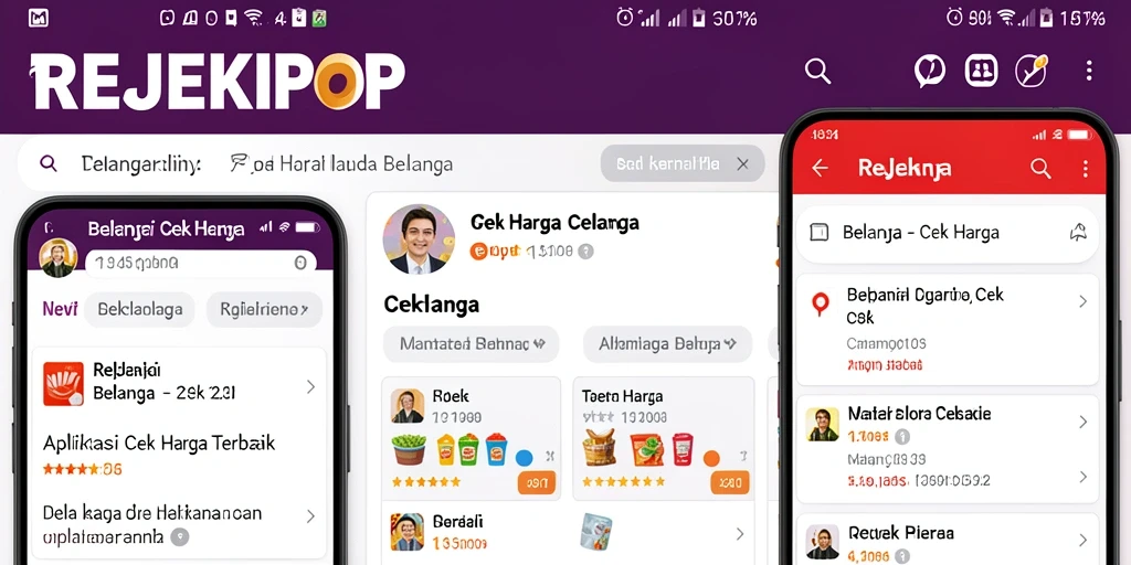 Tampilan antarmuka REJEKIPOP yang sederhana dan fungsional.