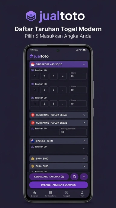Cara Mudah Daftar Akun Jualtoto di Android